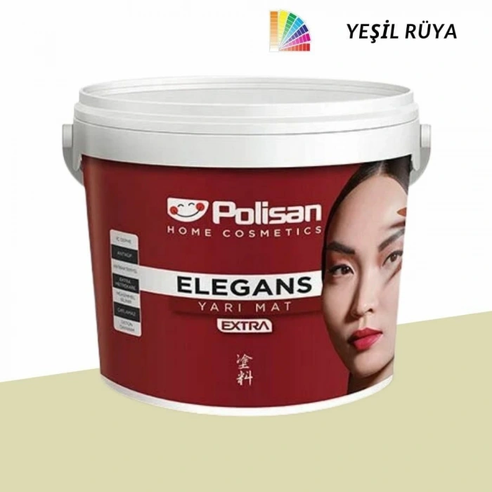 Polisan Elegans Extra Yarı Mat Yeşil Rüya 15 Litre