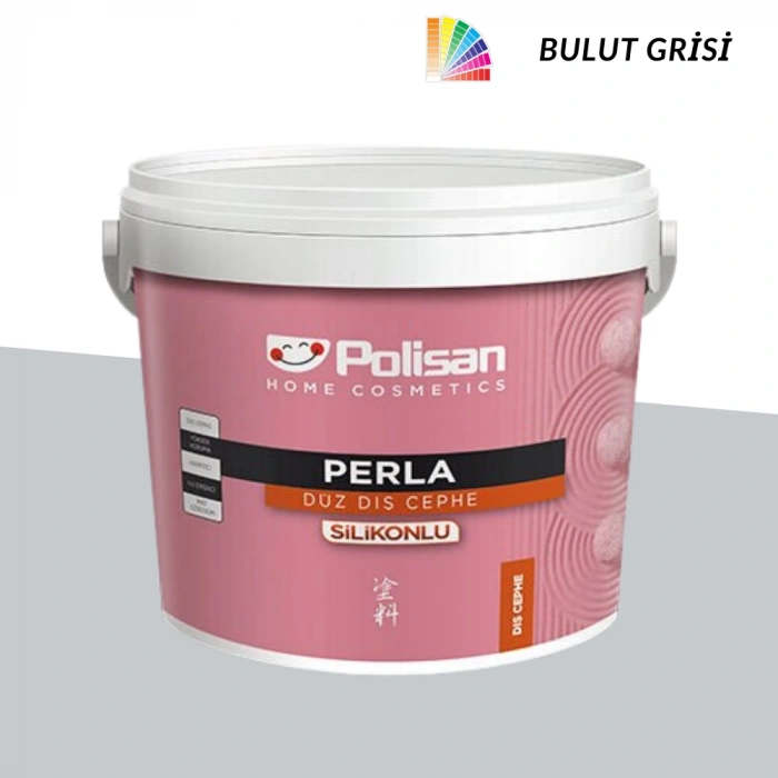 Polisan Perla Silikonlu Dış Cephe Bulut Grisi