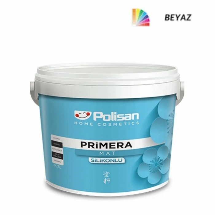 Polisan Primera Silikonlu Mat Beyaz 15 Litre