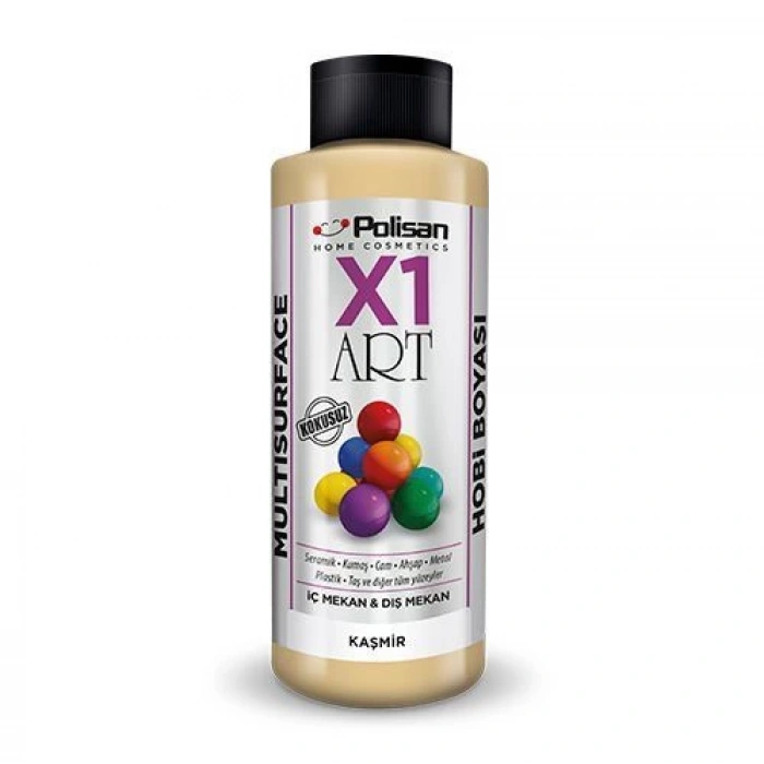 Polisan X1 Art Multisurface Hobi Boyası Kaşmir 120 ml