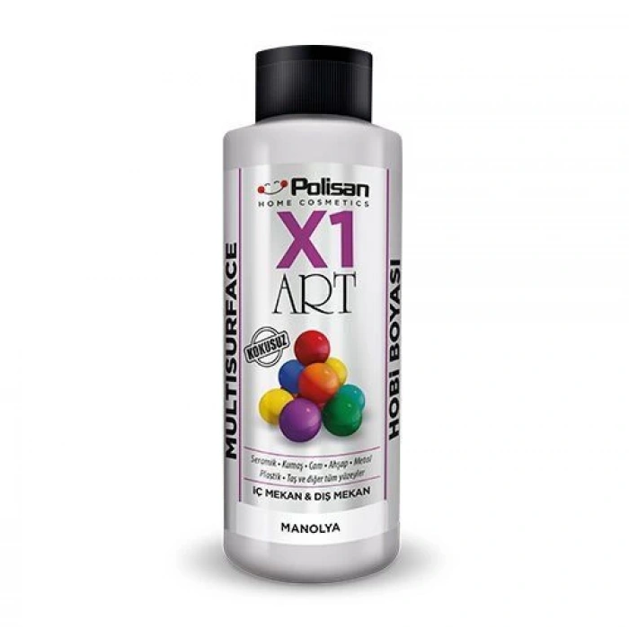 Polisan X1 Art Multisurface Hobi Boyası Manolya 120 ml