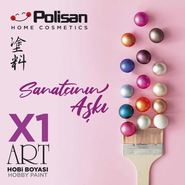 Polisan X1 Art Multisurface Hobi Boyası Oksit Kiremit 120 ml