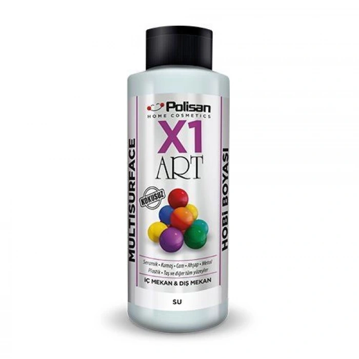 Polisan X1 Art Multisurface Hobi Boyası Su Rengi 120 ml