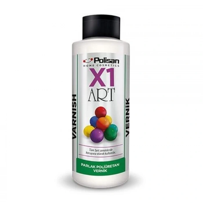 Polisan X1 Art Parlak Poliüretan Vernik 120 ml