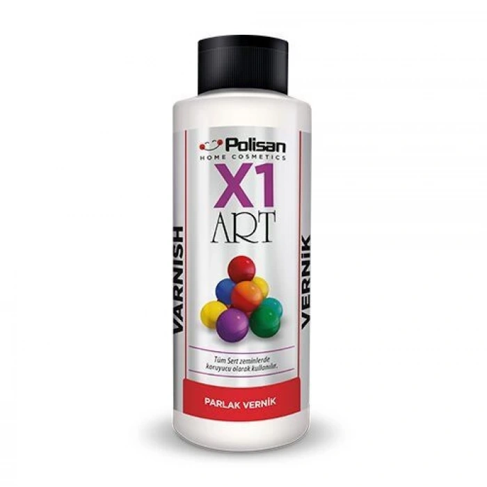 Polisan X1 Art Parlak Vernik 120 ml