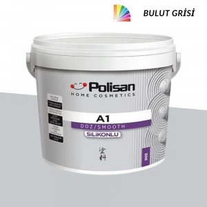 Polisan A1 Silikonlu Düz Bulut Grisi 7,5 Litre