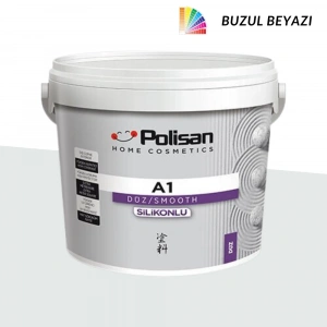 Polisan A1 Silikonlu Düz Buzul Beyazı 2.5 LT
