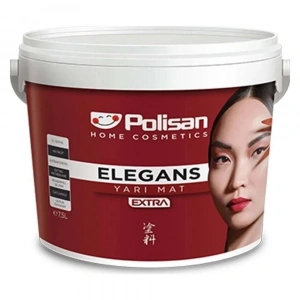 Polisan Elegans Extra Yarı Mat Beyaz 12,5 Litre
