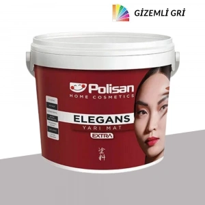 Polisan Elegans Extra Yarı Mat Gizimli Gri 15 Litre