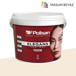Polisan Elegans Extra Yarı Mat Masum Beyaz 2,5 Litre