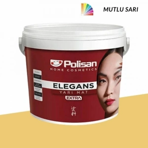 Polisan Elegans Extra Yarı Mat Mutlu Sarı 7,5 Litre