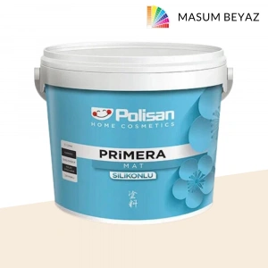 Polisan Primera Silikonlu Mat Masum Beyaz 15 Litre