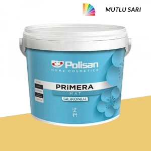 Polisan Primera Silikonlu Mat Mutlu Sarı 7,5 Litre