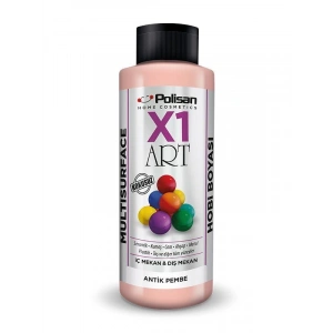 Polisan X1 Art Multisurface Hobi Boyası Antik Pembe 120 ml