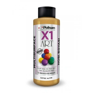 Polisan X1 Art Multisurface Hobi Boyası Aztec Altın (Sedef) 120 ml