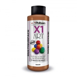 Polisan X1 Art Multisurface Hobi Boyası Bakır Metalik 120 ml