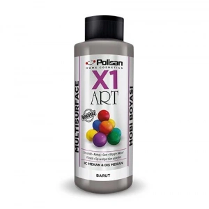 Polisan X1 Art Multisurface Hobi Boyası Barut Rengi 120 ml