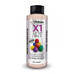 Polisan X1 Art Multisurface Hobi Boyası Bej Pembe 120 ml