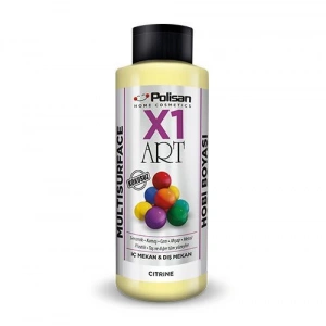 Polisan X1 Art Multisurface Hobi Boyası Citrine Açık Sarı 120 ml