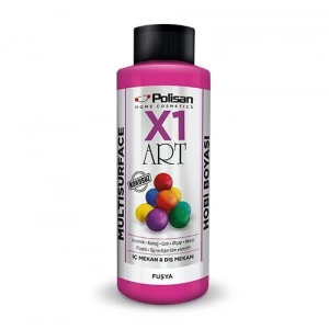 Polisan X1 Art Multisurface Hobi Boyası Fuşya 120 ml