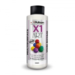 Polisan X1 Art Multisurface Hobi Boyası Krem 120 ml