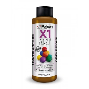 Polisan X1 Art Multisurface Hobi Boyası Oksit Kahve 120 ml