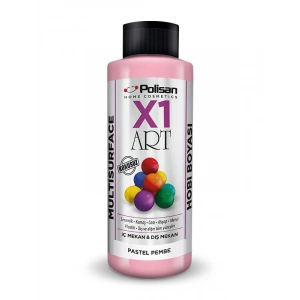 Polisan X1 Art Multisurface Hobi Boyası Pastel Pembe 120 ml