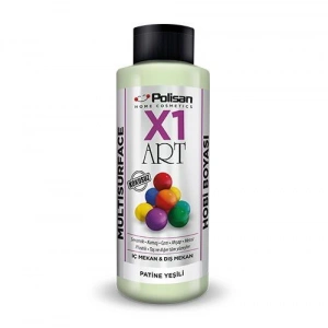 Polisan X1 Art Multisurface Hobi Boyası Patine Yeşili 120 ml