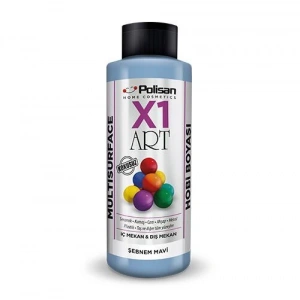 Polisan X1 Art Multisurface Hobi Boyası Şebnem Mavi 120 ml