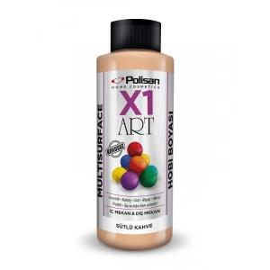 Polisan X1 Art Multisurface Hobi Boyası Sütlü Kahve 120 ml
