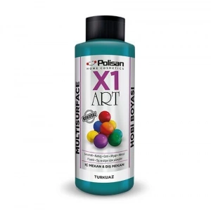 Polisan X1 Art Multisurface Hobi Boyası Turkuaz 120 ml