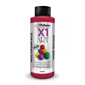 Polisan X1 Art Multisurface Hobi Boyası Vişne 120 ml