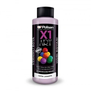 Polisan X1 Art Vernikli Hobi Boyası Antik Lavanta 120 ml