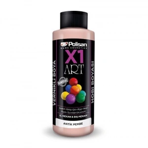 Polisan X1 Art Vernikli Hobi Boyası Antik Pembe 120 ml