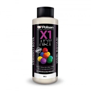 Polisan X1 Art Vernikli Hobi Boyası Bej 120 ml