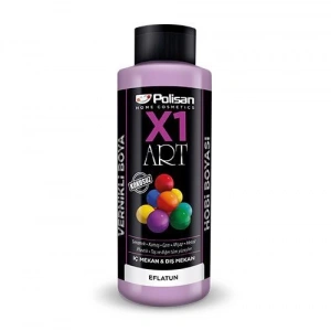 Polisan X1 Art Vernikli Hobi Boyası Eflatun 120 ml