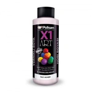 Polisan X1 Art Vernikli Hobi Boyası İnci Pembe 120 ml
