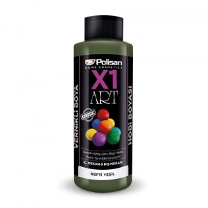 Polisan X1 Art Vernikli Hobi Boyası Nefti Yeşili 120 ml