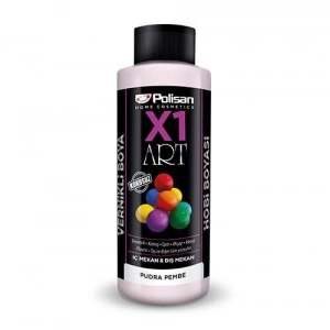 Polisan X1 Art Vernikli Hobi Boyası Pudra Pembe 120 ml
