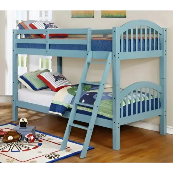 Metal Görünümlü Ahşap Ranza