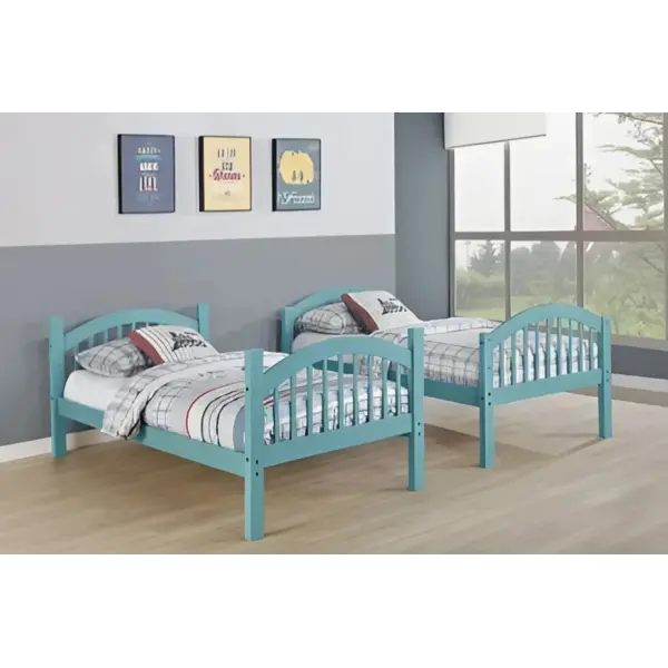 Metal Görünümlü Ahşap Ranza