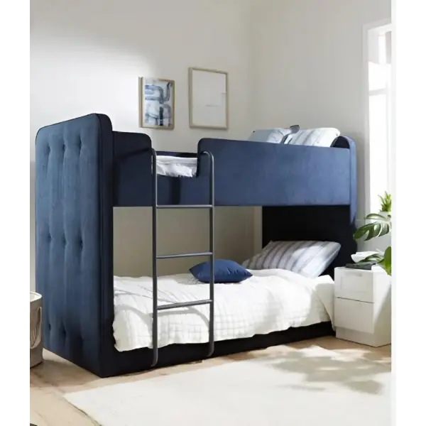 İki Katlı Kumaş Döşemeli Ranza