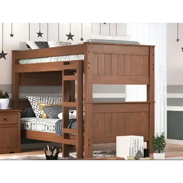 İki katlı %100 Ahşap Ranza