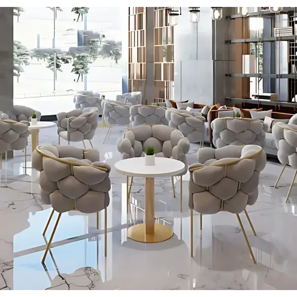 Metal Ayak Puf Sandalye