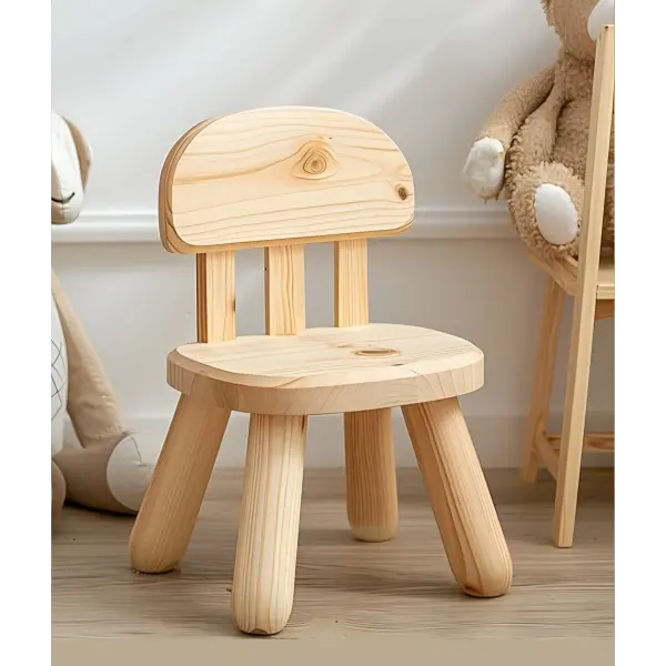 Montessori-Pure Masif Çocuk Sandalyesi