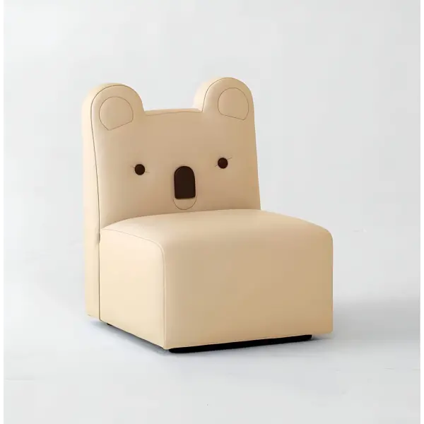 Koala-Cube Deri Görünümlü Çocuk Koltuğu