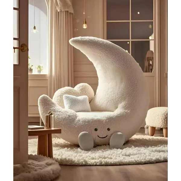 Luna-Sleep Ay Figürlü Bukle Uyku Koltuğu