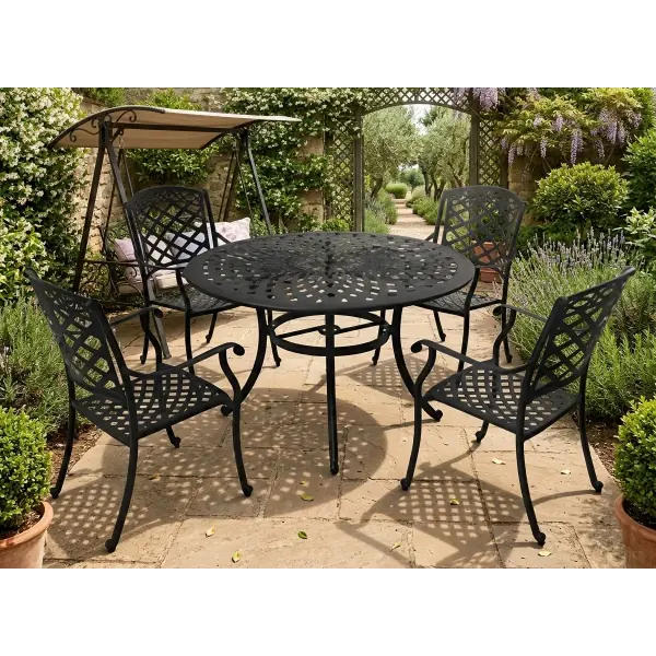 Boncuk Bahçe Masa Takımı