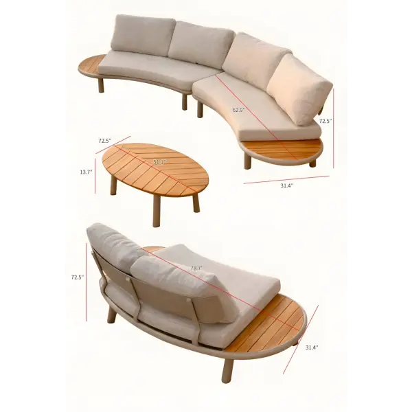 Serene Horizon Outdoor Lounge Set