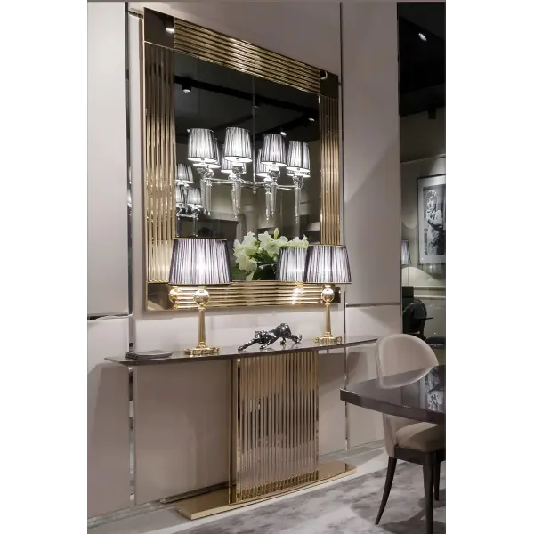 Rose Prizma Makyaj Masası & Puf Seti